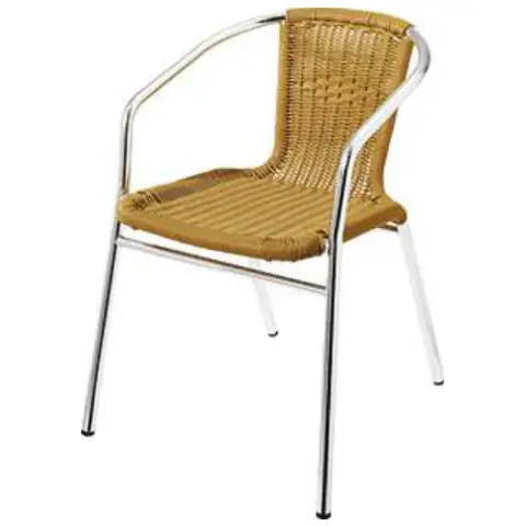 Chaise d'extérieur empilable Card