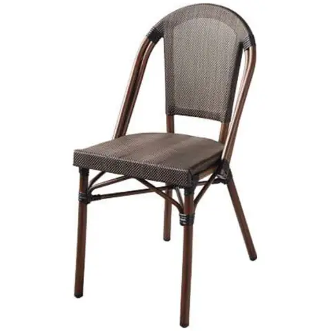 Chaise d'extérieur empilable sans accoudoirs Rimalia