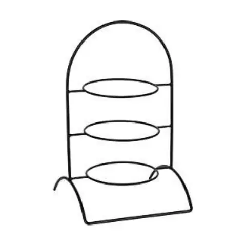 Présentoir à assiettes 3 niveaux Owosso