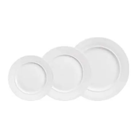 Assiette plate à aile droite Base