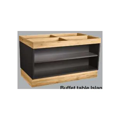 Table de buffet élément îlot grand mobile Valinta
