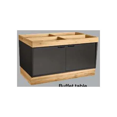Table de buffet élément îlot grand avec portes Valinta